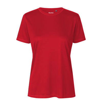Womens Recycled Polyester Performance T-Shirt Tops & Tees The Ethical Gift Box (DEV SITE) Red XS 